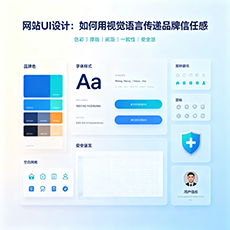 阜新县建站-网站UI设计：如何用视觉语言传递品牌信任感