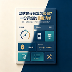 阜新县建站-网站建设预算怎么做？一份详细的费用清单