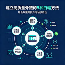 阜新建站-建立高质量外链的5种白帽方法